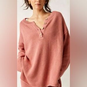 FP Beach | Rosie Pink Hailee Sweat SzLarge🩷